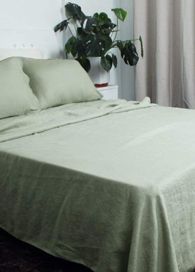 Natural Linen Bed Sheets – 4 Piece Linen Sheet Set