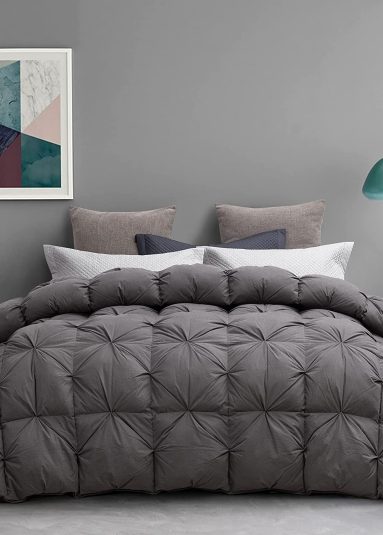 3pcs Bedding Sets Queen Pintuck comforter set 8pcs with 2 Pillow Shams Down Alternative White Comforter cover Set
