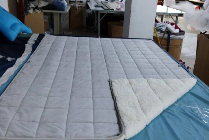 Sherpa Fleece Throw  Weighted Blanket for Winter